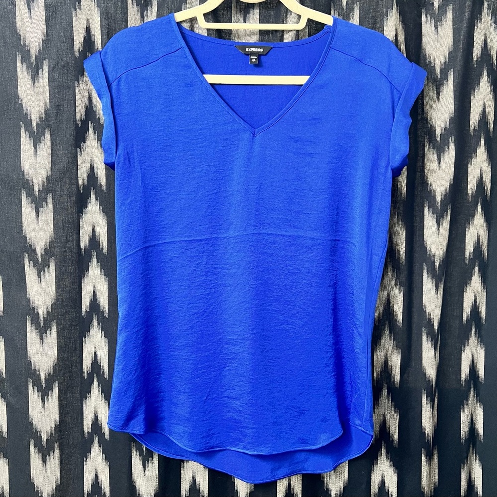 Express Cap Sleeve Blouse - XS